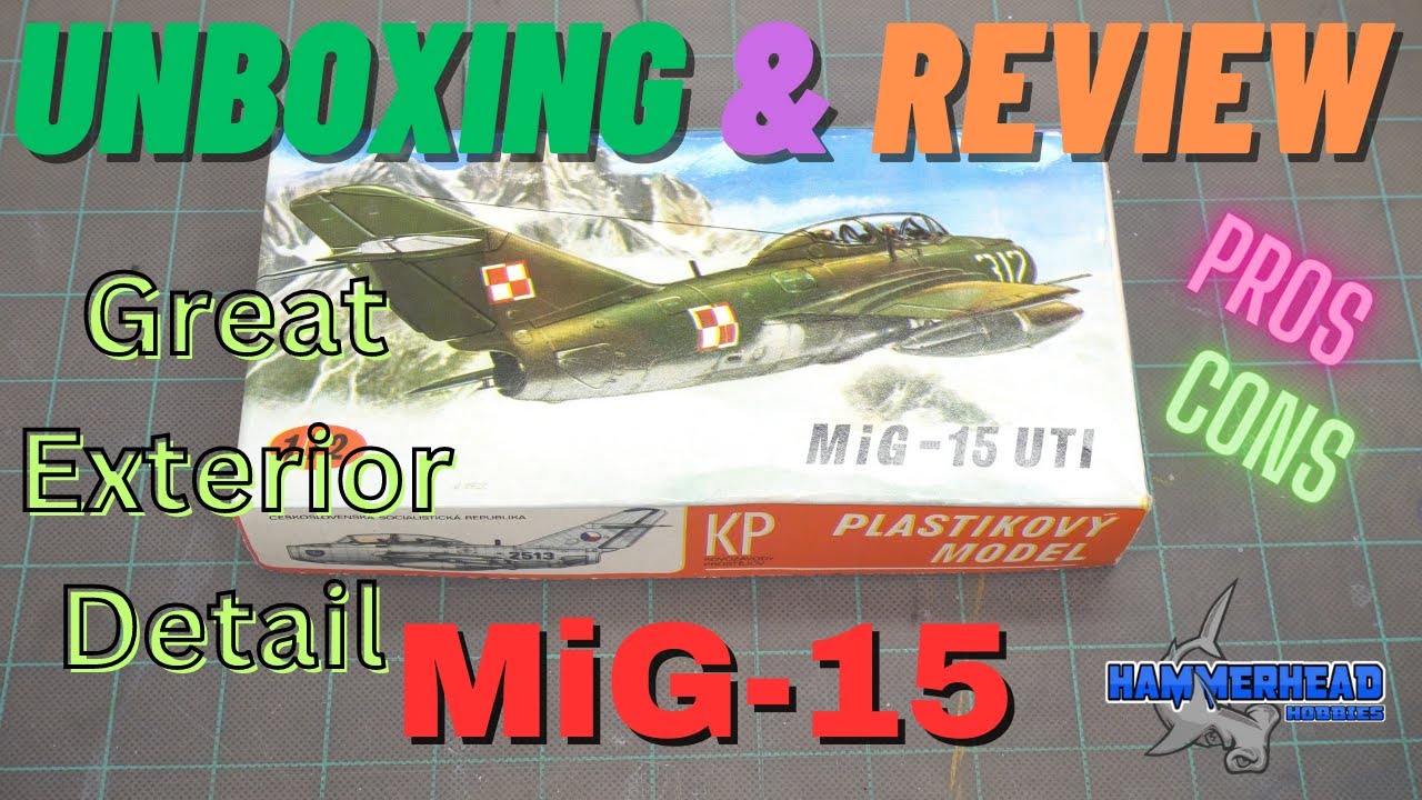 MiG-15 UTI by KP Model - Unboxing and Review