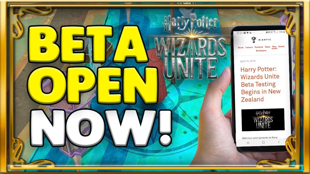 BETA TESTING OPEN!!! HARRY POTTER: WIZARDS UNITE