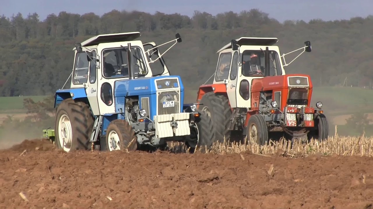 CLASSIC EAST GERMAN TRACTORS WORKING DAY 2018 YouTube