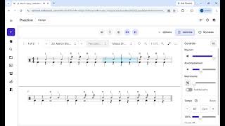 (Snare Drum) Exercise 23 (March Steps) - Essential Elements Book 1