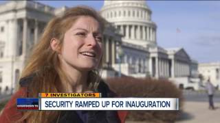 Security ramped up for inauguration