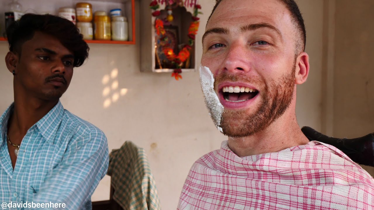 The ULTIMATE Indian HAIRCUT EXPERIENCE 3.0 Full Shave + Massage