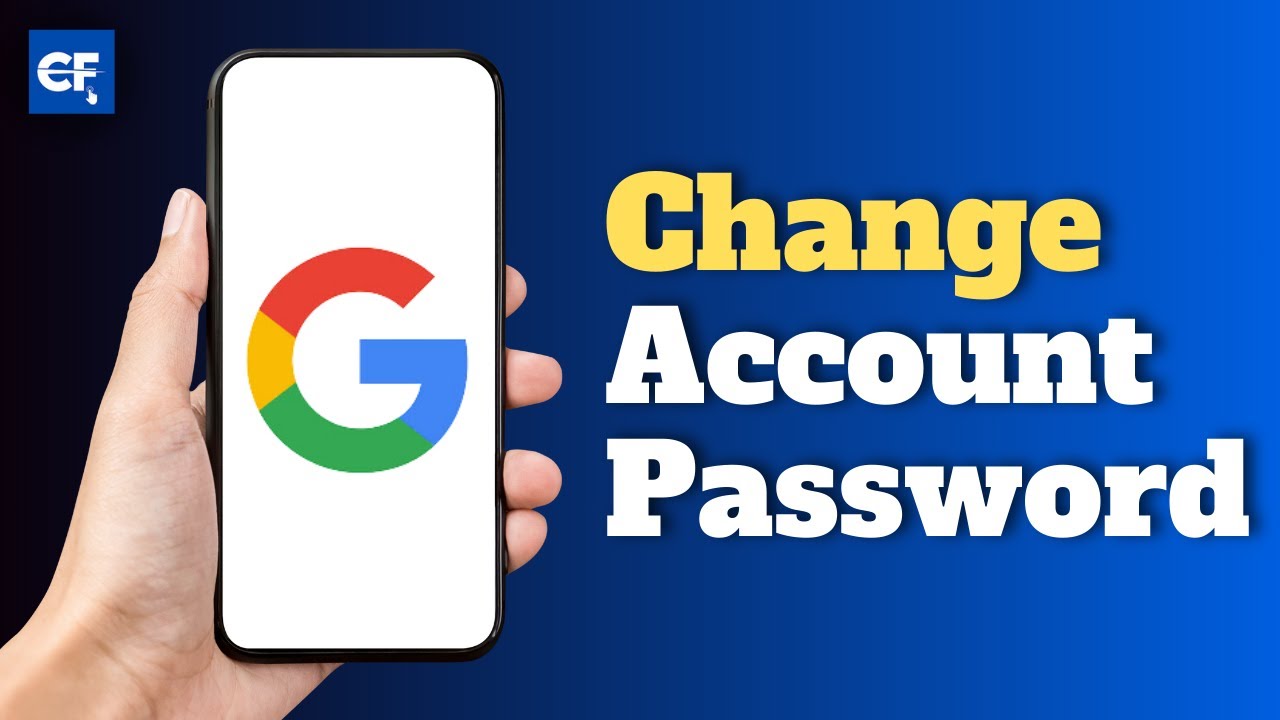 How to Change Google Account Password - YouTube