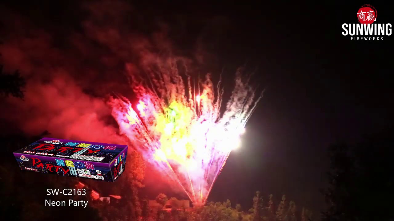 NEON PARTY Sunwing Fireworks 500 Gram Zipper SW C2163 YouTube