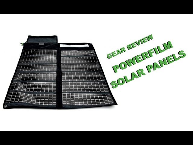 PowerFilm Foldable Solar Charger f15 600 - YouTube