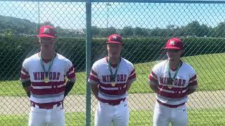 Minford’s Colt Donahoe, Ty Borland & Mason Bradley discuss their district final win over Ironton