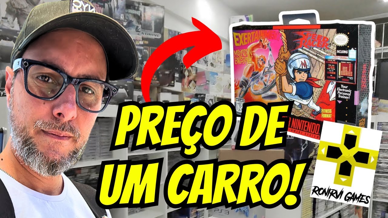 💥 30 MIL REAIS EM UM JOGO DE SUPER NINTENDO 🤯 ACHEI NA RONIRVI GAMES SP