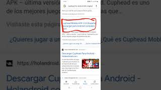 LINK DE CUPHEAD FOR ANDROID