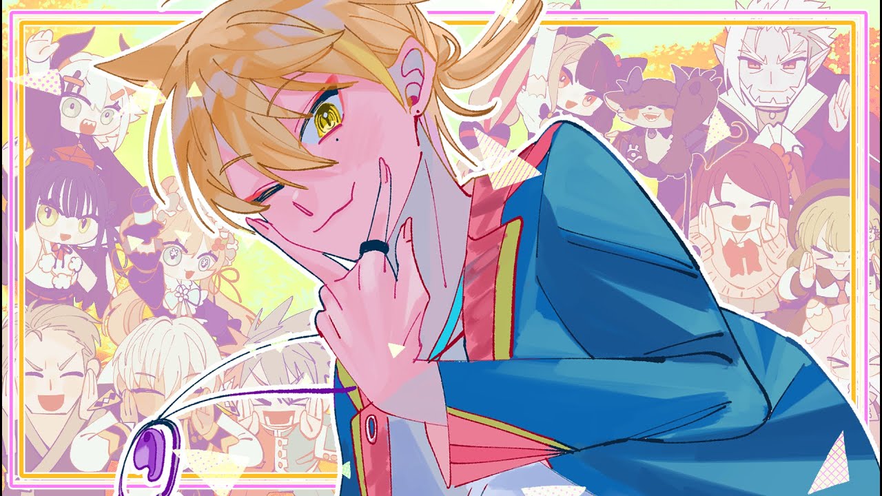 【手描きにじさんじ】プラトニック・ラブ【伏見ガク】