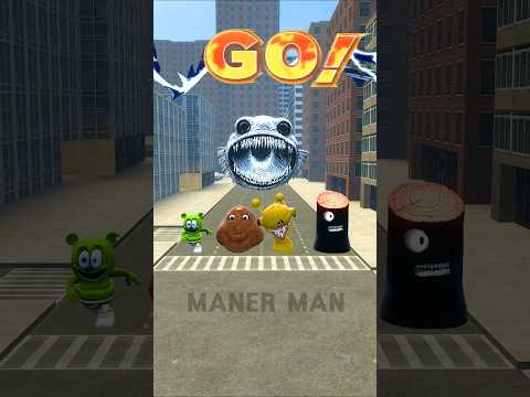 Run away from the monster fish #garrysmod #pou