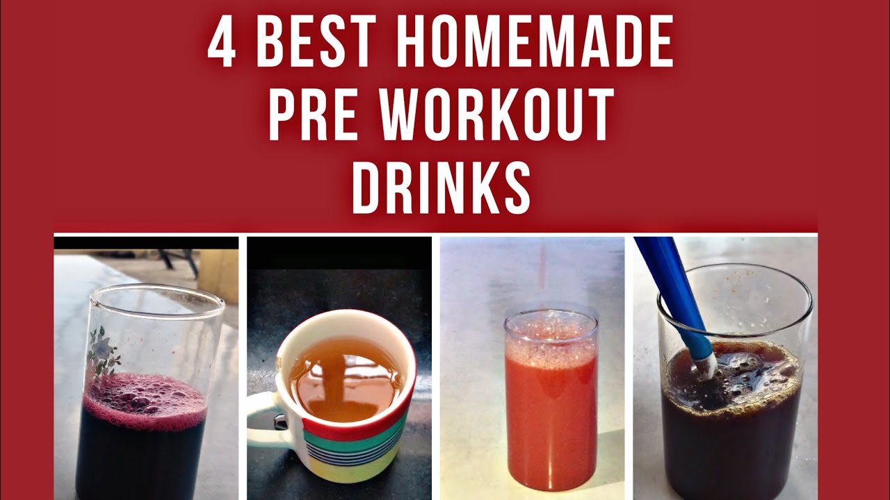 Simple Homemade Natural Pre Workout for Burn Fat fast