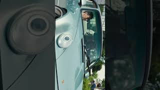 Chris Harris driving at Tokyo car meet in a Singer 911