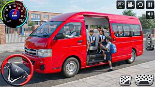 Van Simulator Game 3D: Modern City School Coach Driver Simulator van game - android gameplay screenshot 5