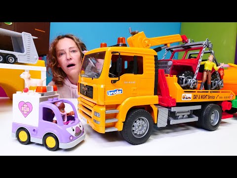 Spielspaß mit Nicole - Tolle Spielzeugautos - Auf die Rettungsfahrzeuge warten neue Einsätze