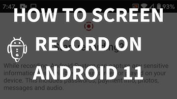How to screen record on Android 11