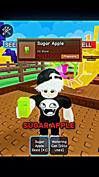 Grow a Garden New Sugar Apple Seed💀#roblox #growagarden #trending