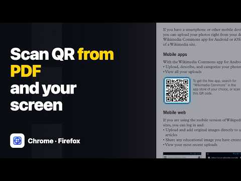 How to Scan a QR Code from a PDF or Your Screen (No Phone)