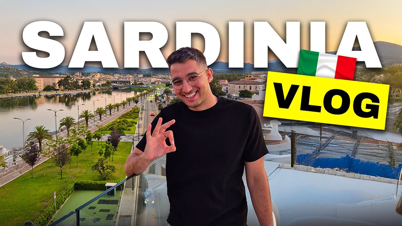 جولة في شوارع جزيرة سردينيا الإيطالية | اشتريت رمح للصيد وجربت أطيب بيتزا في إيطاليا !