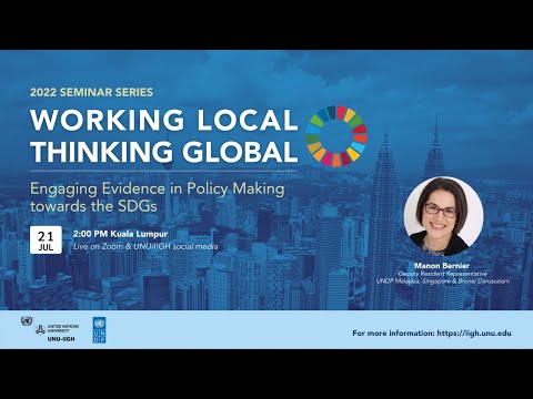 Working Local, Thinking Global Seminar | Conversation with UNDP