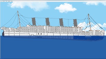"Real Time" Titanic Sinking | Floating Sandbox 1.11.1