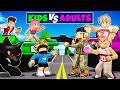 KIDS VS ADULT WAR in Roblox BROOKHAVEN RP!!
