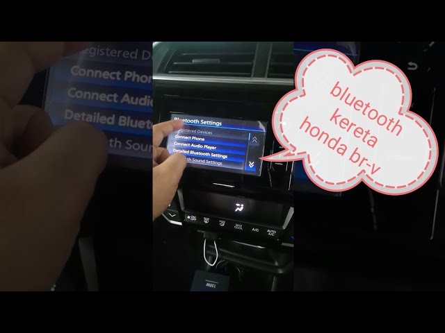 Honda Br-v Bluetooth connection. - YouTube