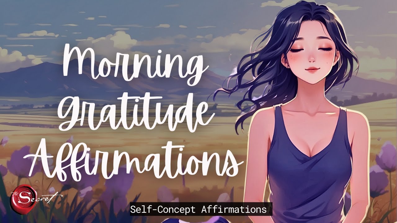 MORNING GRATITUDE AFFIRMATIONS| SELF-CONCEPT| LISTEN DAILY FOR 21 DAYS ...
