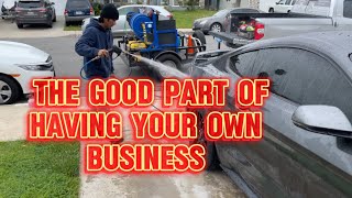 Why having your own business helps. No Blemish Mobile Detailing