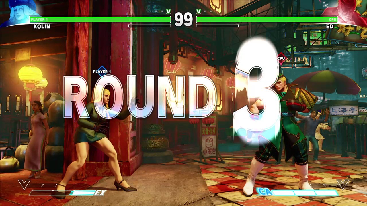 STREET FIGHTER V Kolin vs ED