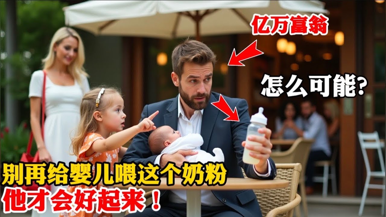 5歲流浪女孩偷偷地對億萬富翁說「別餵了！你的孩子就是因為這個奶粉生病的！」 隨後發生的事情令所有人震驚