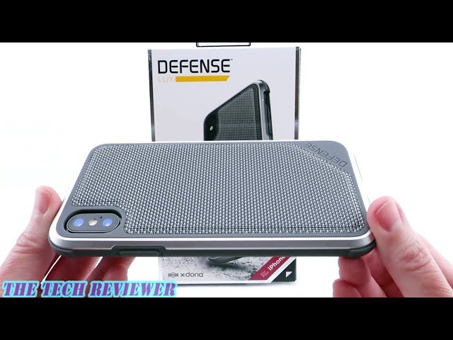 Slim, Lightweight & Protects to a 10 Ft Drop: X-Doria Defense Lux for iPhone X!