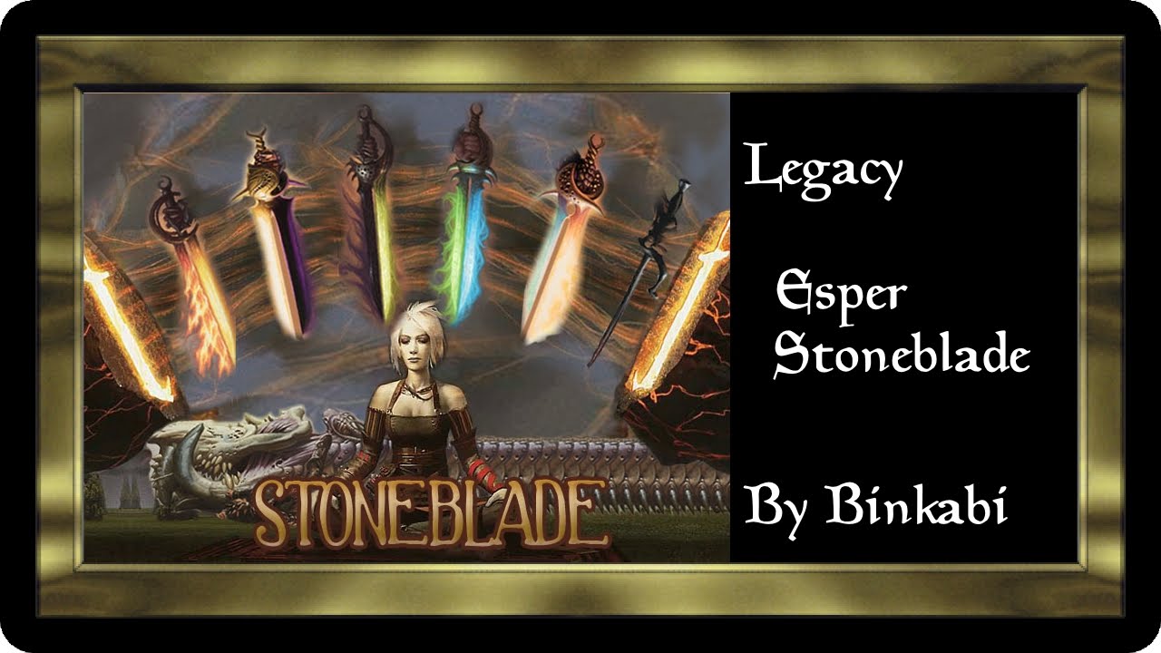MTG Legacy Esper Stoneblade 1 Match 2 vs Storm YouTube