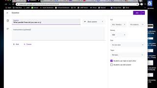 Using the "Ask A Question" Feature in Google Classroom