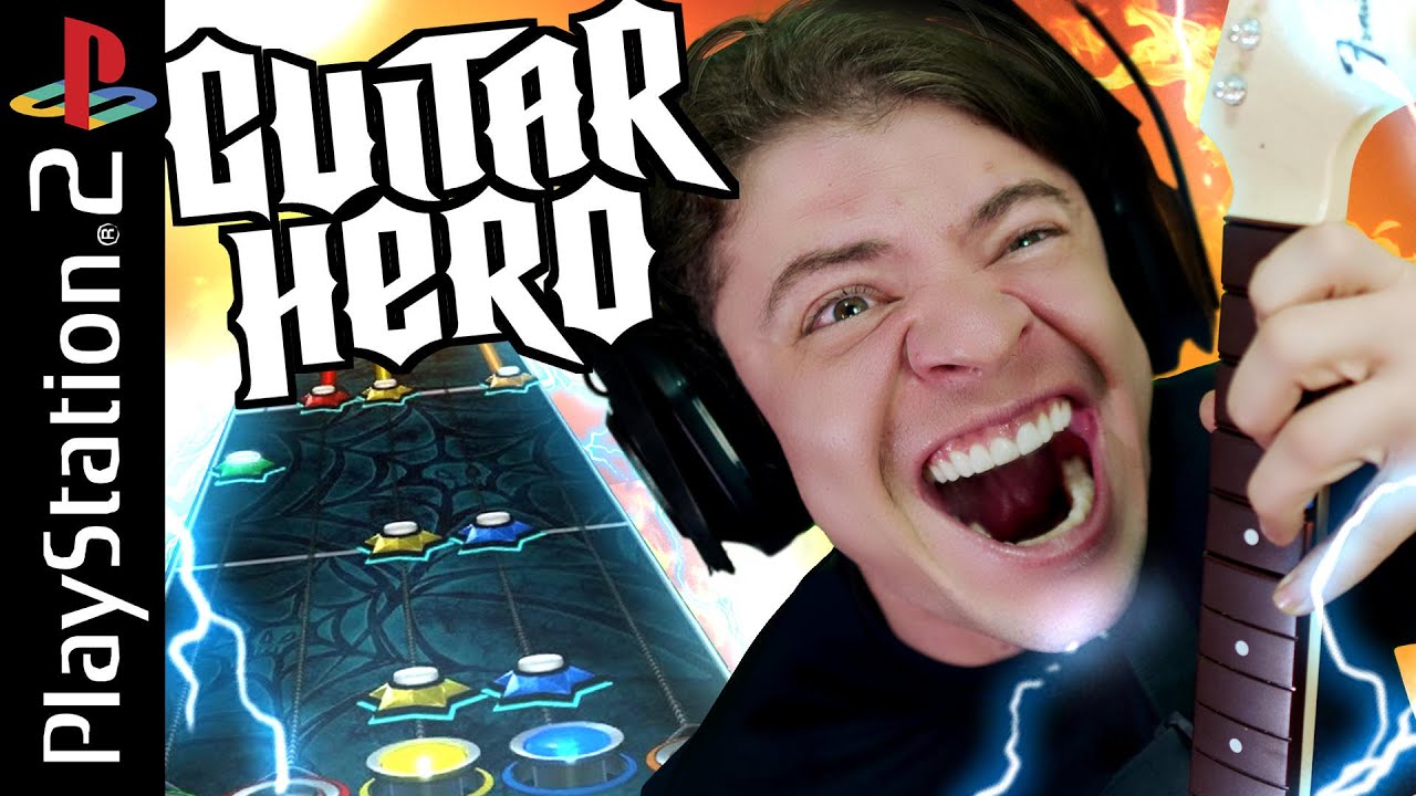 JOGANDO GUITAR HERO 1, 2 E 3 DO PS2