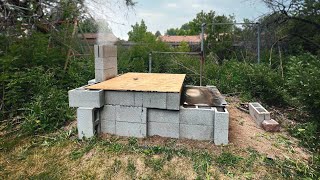 Offset Cinder Block Smoker Built From the Ground Up  Barbecue Elementary