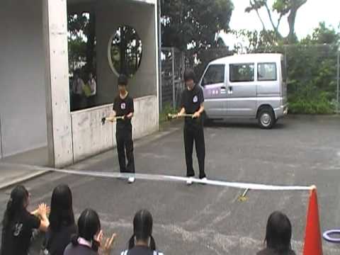 フラワースティック：2011文化祭 湘南高校ジャグリング部