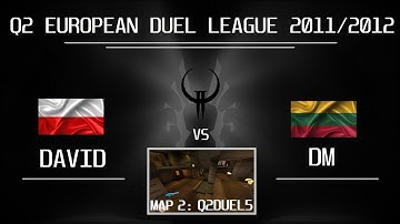 Quake2 EDL #10 Groupstage 7th match | David vs DM - 2nd map q2duel5