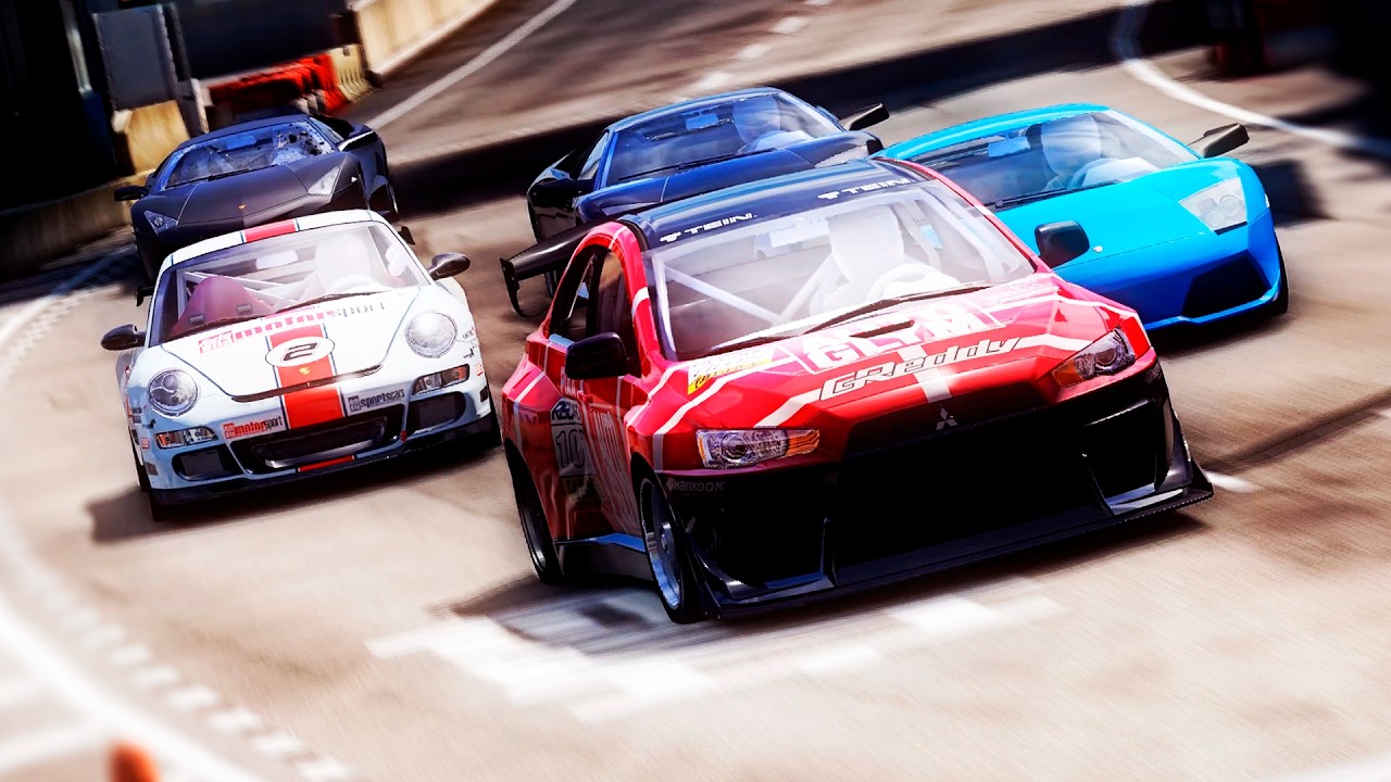 Mitsubishi EVO X battles Lambos at Tokyo Expressway - NFS Shift 2 Unleashed (4K 60 FPS RTX / NO HUD)