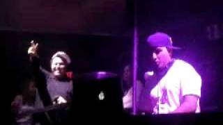 DJ Affect and Prince Markie Dee rocking Cameo in miami 