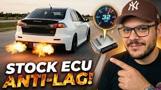 Insane Evo X Anti Lag Test | Precision 6466 Turbo | Stock ECU