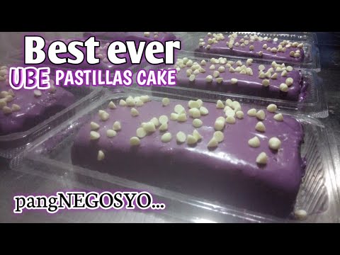 HOW TO MAKE UBE PASTILLAS CAKE