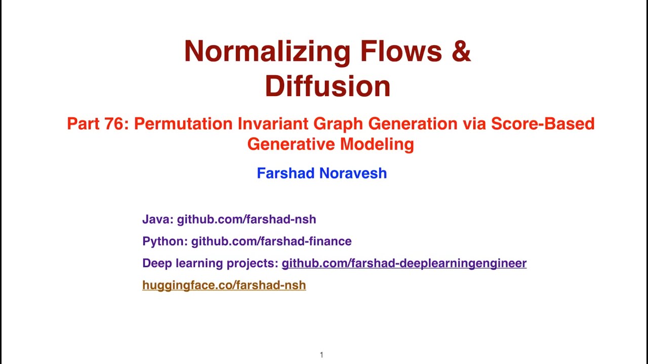 Часть 76: Генерация инвариантных относительно перестановок графов с помощью генеративного моделир...