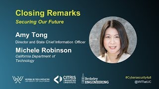 Closing remarks, Amy Tong, California Department of Technology