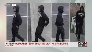 15-year-old boy arrested in fatal shooting of teen siblings