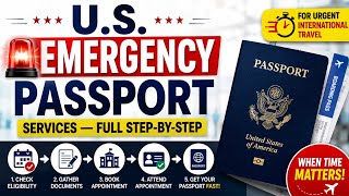 U S Emergency Passport Services Full Step-by-Step