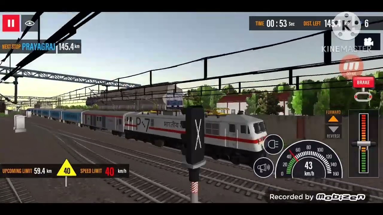 LHB BRINDAVAN EXPRESS | Real Vs Game S4 part 43 (ITS-2018 Android version)