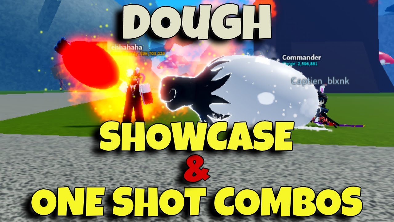 DOUGH AWAKENED Showcase & One Shot Combos Blox Fruits UPDATE 17.3