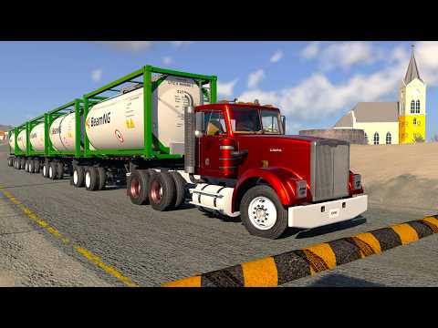 Trucks vs Speed Bumps #117 | BeamNG Drive | TruckBumps
