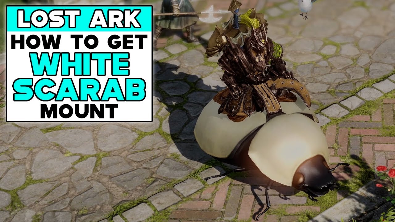 LOST ARK How To Get The WHITE SCARAB MOUNT!