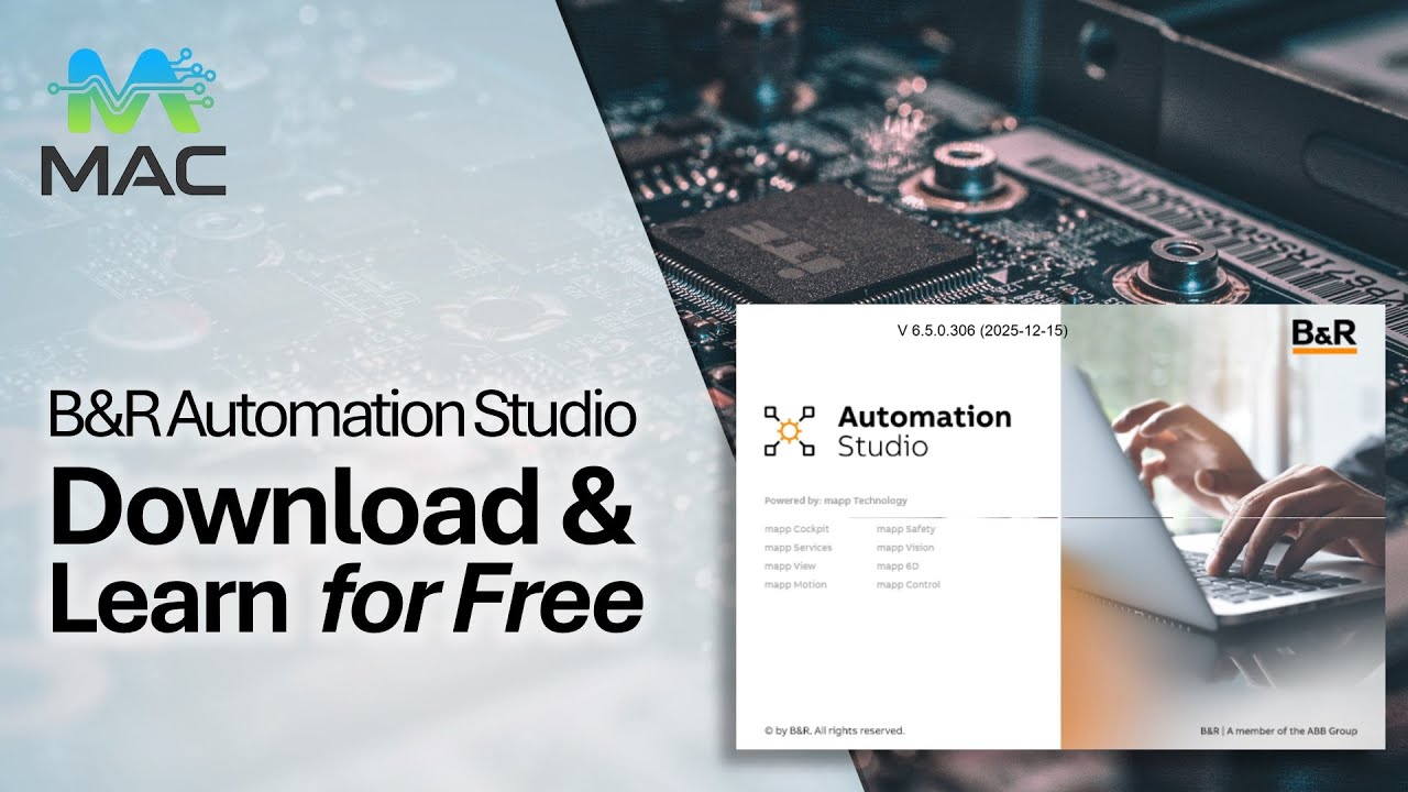 Tutorial | B&R Automation Studio | How to Download and Learn Automation Studio for Free